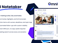 AI Notetaker joins scheduled or live meetings across Zoom, Google Meet, and Microsoft Teams, capturing recordings, transcriptions, structured summaries, and action items automatically. Meeting outcomes, decisions, and next steps are pushed directly into CRM records without manual input. Teams can search across all past meetings, transcripts, and summaries to surface decisions and context instantly, turning recorded conversations into a searchable knowledge base.