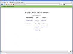 Sumon: Main statistics page