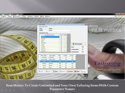 Sunrise Tailoring Software Screenshot 2