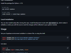 supabase-py Screenshot 1