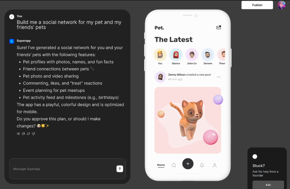 Superapp Screenshot 1