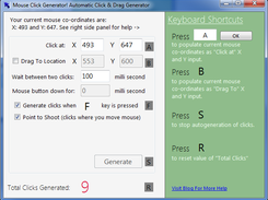 Auto Mouse Click Generator - Point to Click