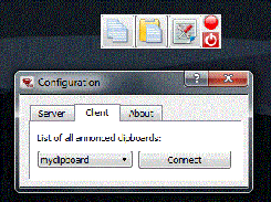 Connect to Shared Clipboard