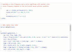 SuperCollider Screenshot 1
