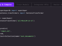 SuperDuperDB Screenshot 1