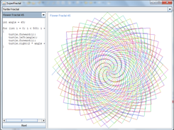 Spiral Fractal using turtle script