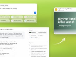 From meeting to slide deck