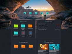 SuperOkay Dark Mode Client Portal