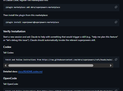 Superpowers Framework Screenshot 1