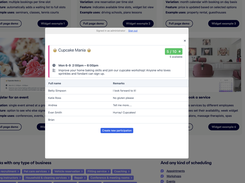SuperSaaS - Integrate single day event registration on your website