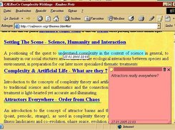 Annotation: Pink note associated w. text underlined in green