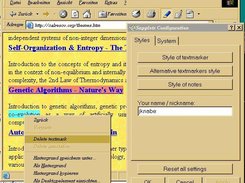 Removal via context menu; styles can be changed of course.
