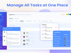 Manage your tasks in order to keep on top of deadlines, manage your projects, and copy information for your team. Keep yourself organized and make sure that everyone is on the same page.