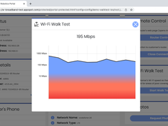 Live interaction between app and portal