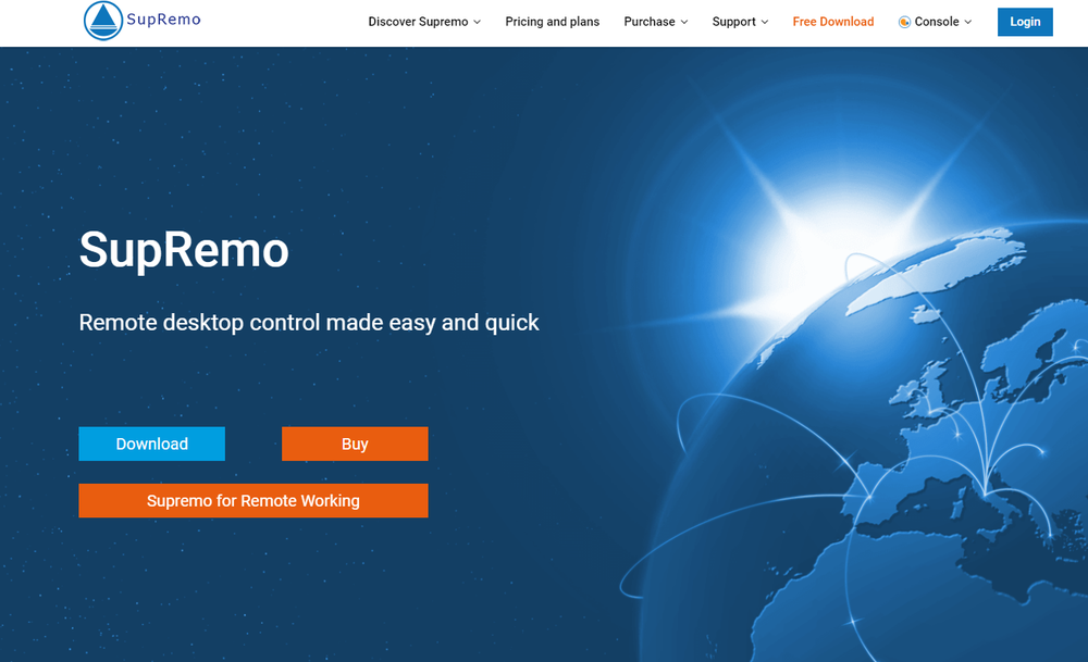 SupRemo Remote Desktop Screenshot 1