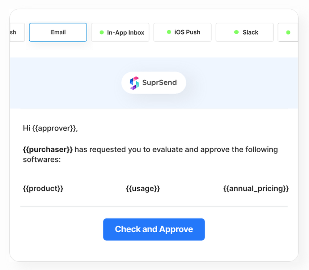 SuprSend Screenshot 1