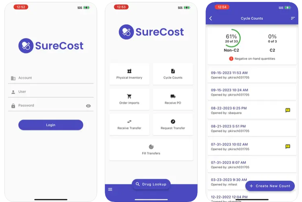 SureCost Screenshot 1