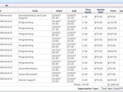 Quickly generate invoices in PDF and web format.