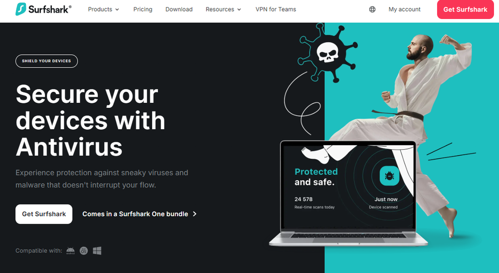 Surfshark Antivirus Screenshot 1