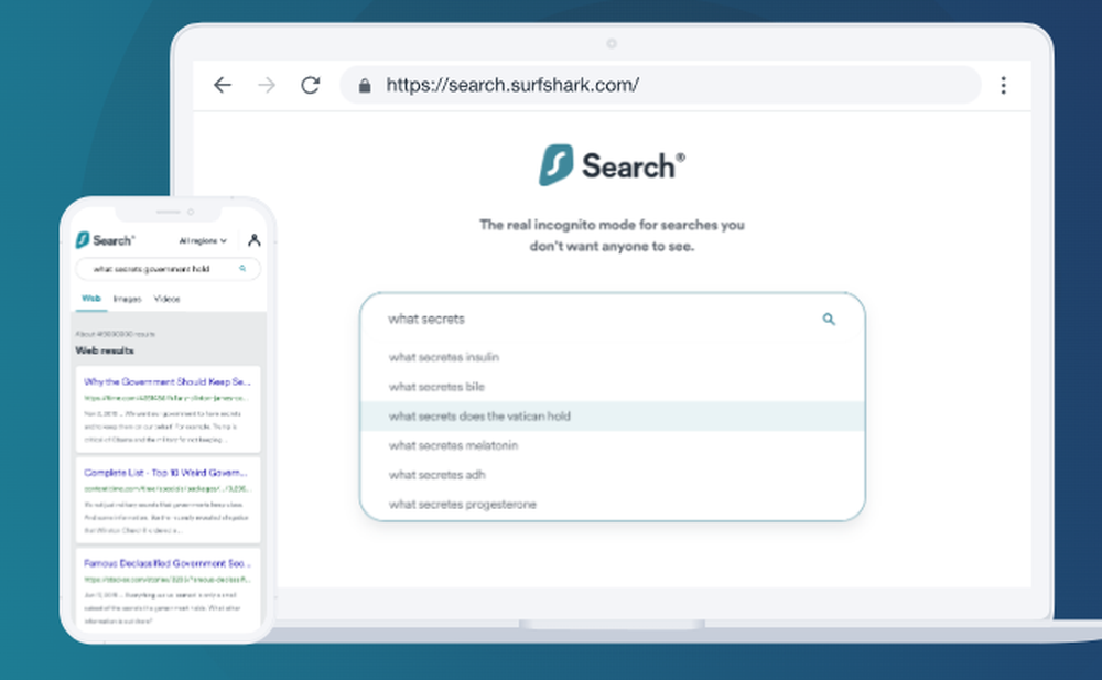 Surfshark Search Screenshot 1