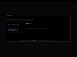Settings View