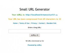 Shortened URL with stats