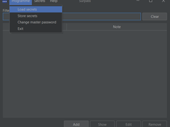 Load secrets from local file system or Google Drive.