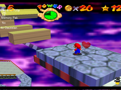 Super Mario 64 on Project64 1.6