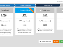 Survata Survey Builder - Sample Size