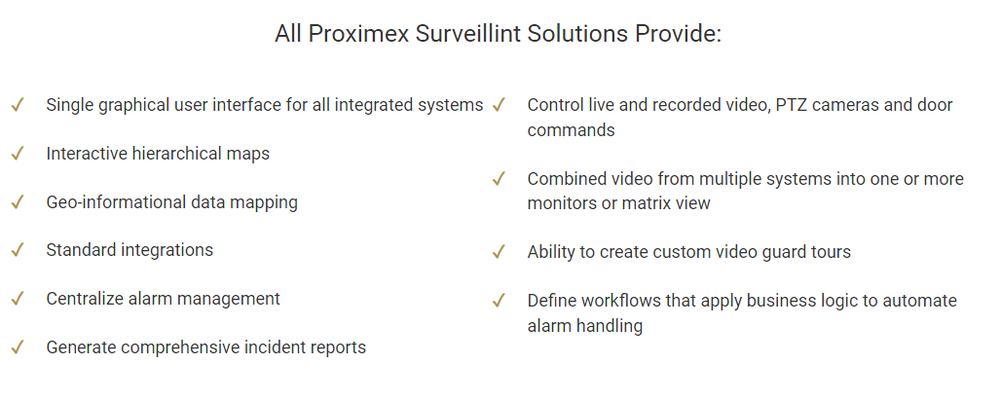 Proximex Surveillint Screenshot 1