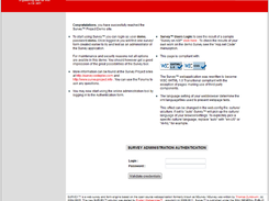 Survey Login