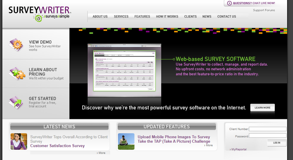 SurveyWriter Screenshot 1