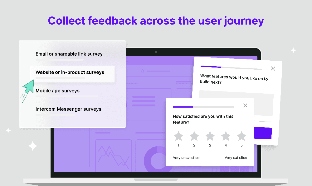 Run surveys across channels