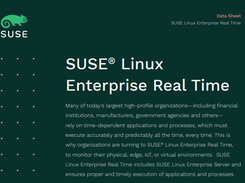 SUSE Linux Enterprise Real Time Screenshot 1