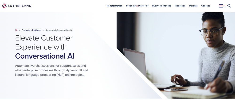 Sutherland Conversational AI Screenshot 1