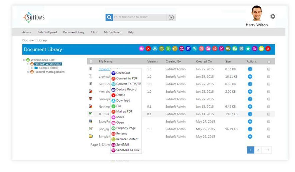 SutiDMS Screenshot 1