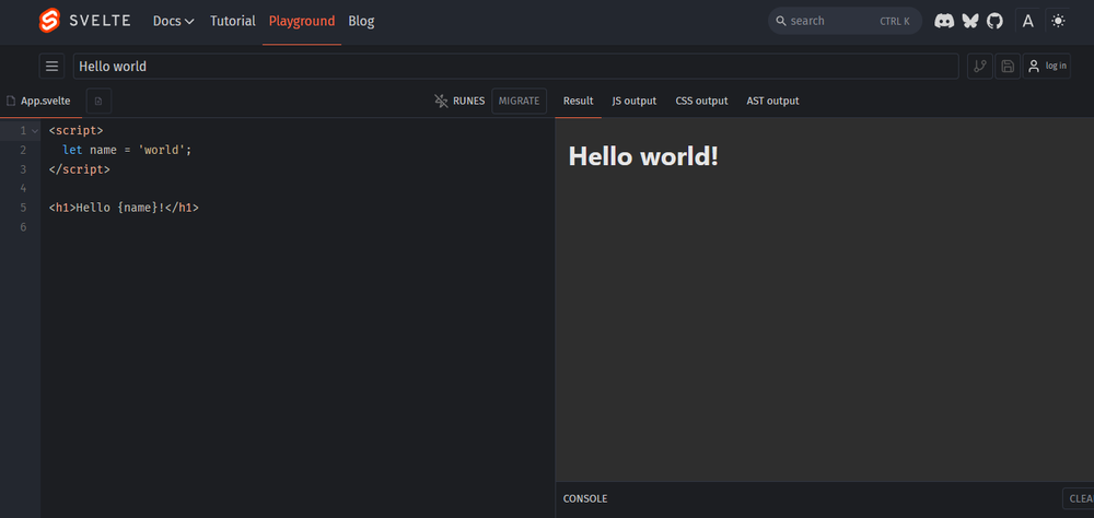 SvelteKit Screenshot 1