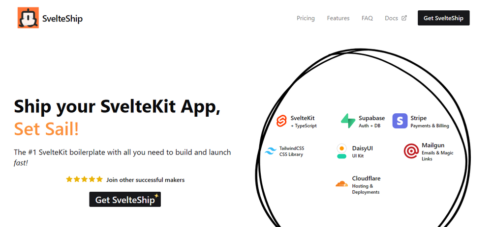 SvelteShip Screenshot 1