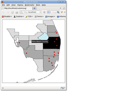 Hover over regions.