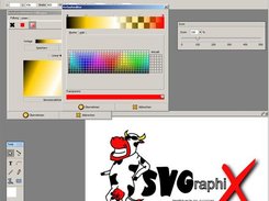 SVGrafix - SVGrafiX logo, custom gradient dialog (Plastic)
