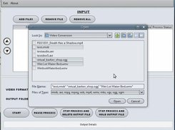 Simple Video Converter Selecting multiple files.