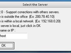 Select the server to connect