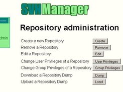 SVNManager repository administration