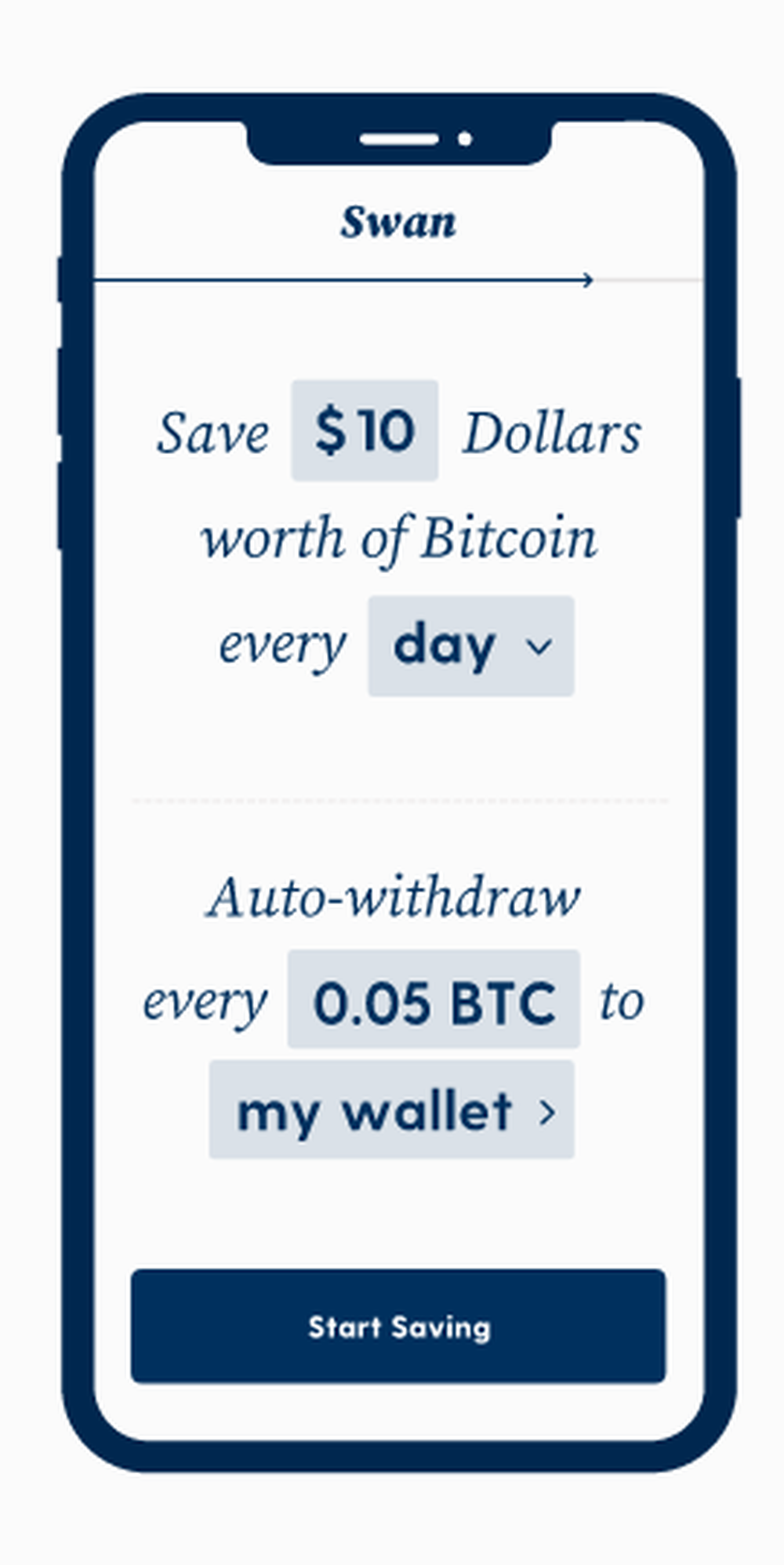 Swan Bitcoin Screenshot 1