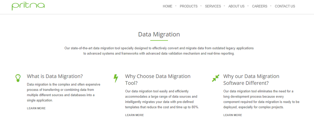 Swan Data Migration Screenshot 1