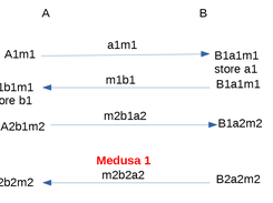 Medusa-Routing Security Extensions, where Aa, Bb, Mm are RNG'd.