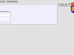The login screen.