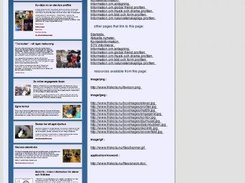 The view of a page in a "webchive".