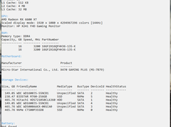 hardware info