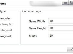 New Game window
